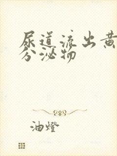 尿道流出黄绿色分泌物