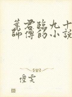 叶君临九十九个师傅的小说封面