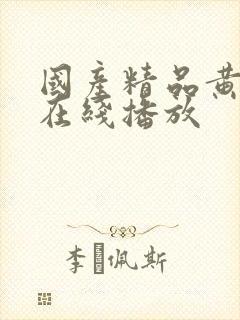 国产精品黄大片在线播放