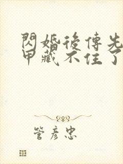 闪婚后传先生马甲藏不住了