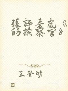 张译秦岚《九部的检察官》