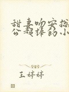 甜妻吻安总裁老公超棒的小说