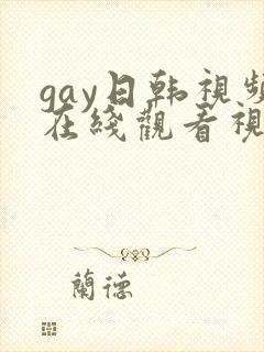 gay日韩视频在线观看视频