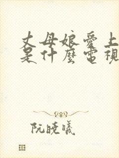 丈母娘爱上女婿是什么电视剧