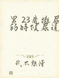 男 23岁撒尿的时候尿道口刺痛怎么回事