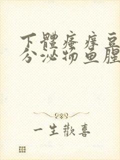 下体瘙痒豆腐渣分泌物鱼腥味