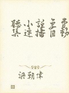 听小说免费听全集连播自动播放言情封面