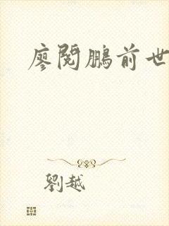 廖阅鹏前世今生封面