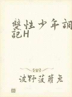 双性少年调教日记H