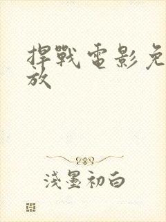 捍战电影免费播放