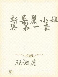 斯嘉丽小姐探案集 第一季