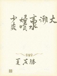 少妇高潮大叫好爽喷水