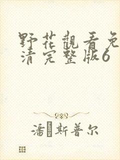 野花观看免费高清完整版6