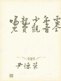 呜龙少年电视剧免费观看全集高清17封面