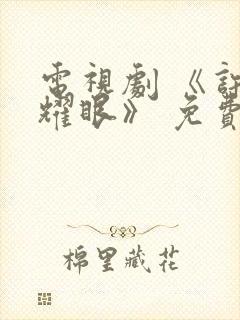 电视剧 《许我耀眼》 免费观看