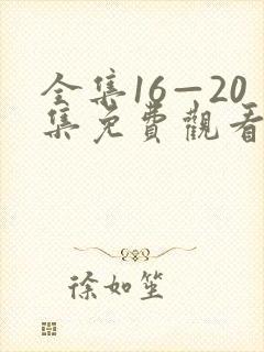 全集16—20集免费观看
