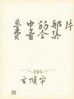 梦中的那片海免费看全集