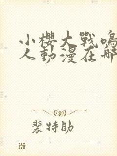 小樱大战鸣人同人动漫在哪里看封面