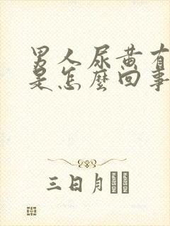 男人尿黄有异味是怎么回事封面