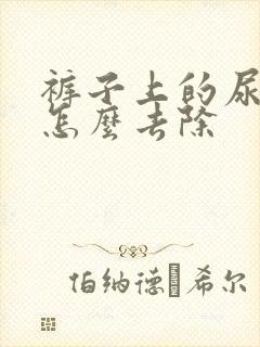 裤子上的尿骚味怎么去除