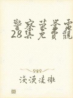 警察荣誉电视剧28集免费观看