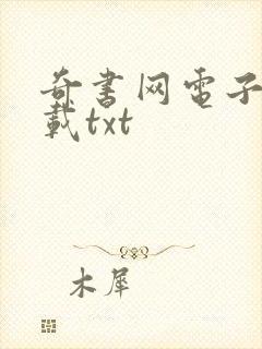 奇书网电子书下载txt