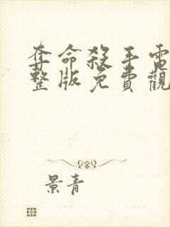 夺命杀手电影完整版免费观看封面