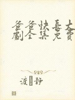 爸爸快长大电视剧全集免费播放