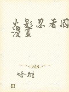 火影忍者国语版漫画