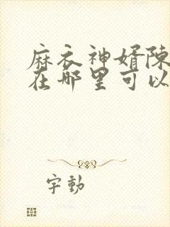 麻衣神婿陈黄皮在哪里可以看