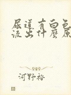 尿道有白色液体流出什么原因封面