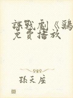 谍战剧《鹞子》免费播放