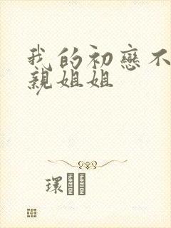 我的初恋不会是亲姐姐封面