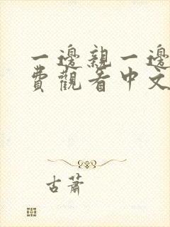 一边亲一边摸免费观看中文