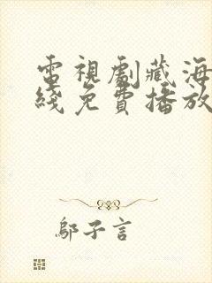 电视剧藏海传在线免费播放