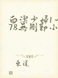 白洁少妇1～178无删节小说