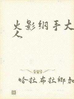 火影纲手大战鸣人