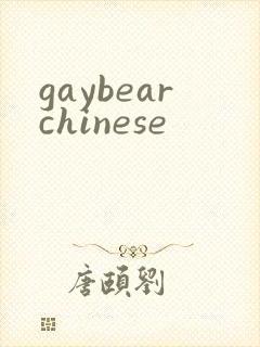 gaybearchinese封面