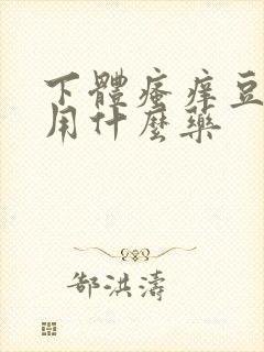 下体瘙痒豆腐渣用什么药