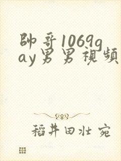 帅哥1069gay男男视频