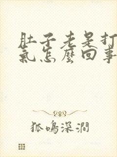 肚子老是打嗝胀气怎么回事封面