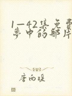 1—42集免费梦中的那片海