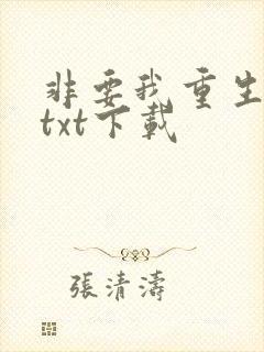 非要我重生是吧txt下载