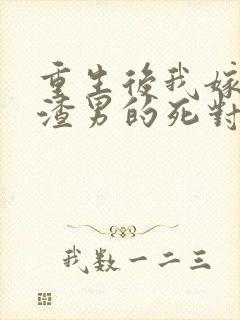 重生后我嫁给了渣男的死对头 无弹窗