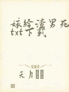 嫁给渣男死对头txt下载