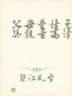 父母爱情免费全集观看高清