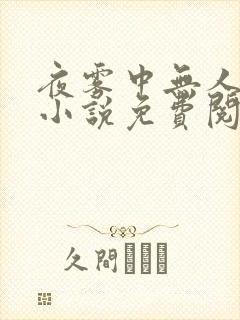 夜雾中无人爱我小说免费阅读