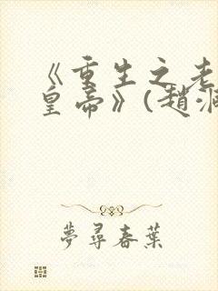 《重生之老子是皇帝》(赵洞庭)