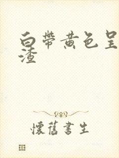 白带黄色呈豆腐渣