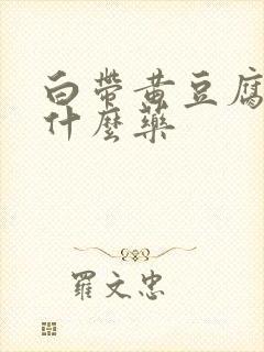 白带黄豆腐渣用什么药